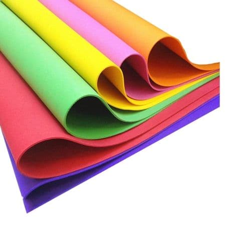 Coloured A4 Foam Sheets