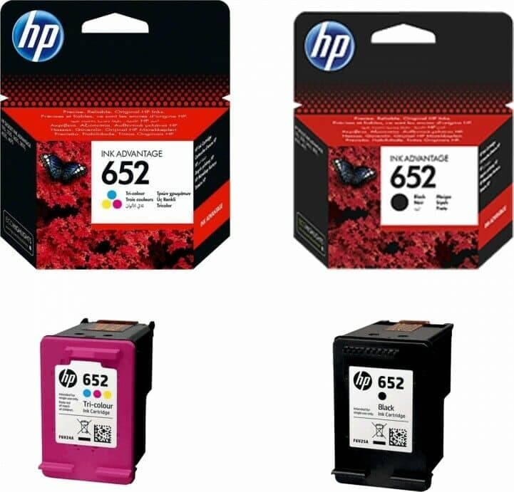HP 652 Ink Cartridges