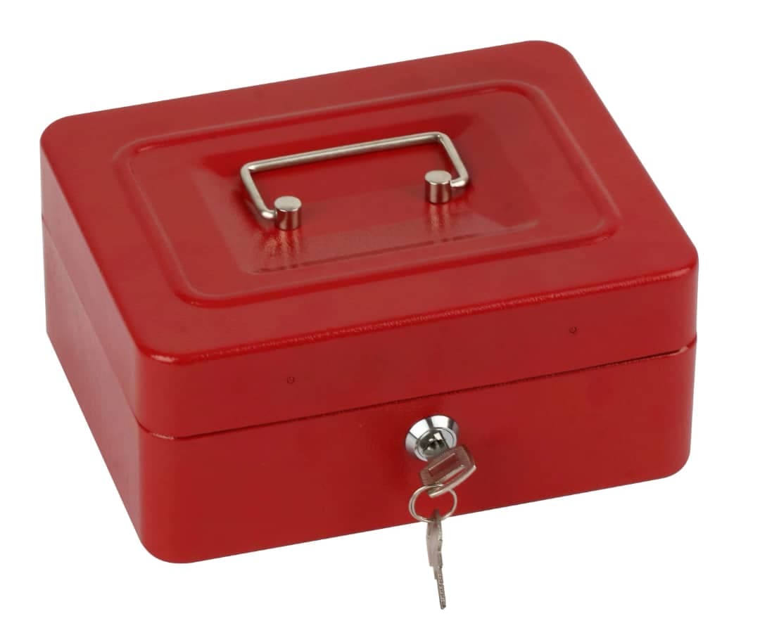 Red Petty Cash Box