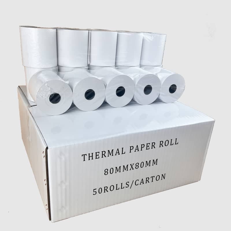80mm x 80mm Thermal Paper Rolls