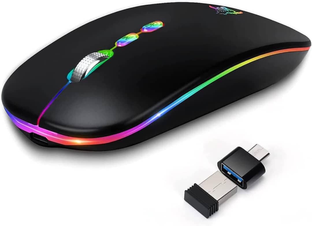 Wireless RGB Rechargeable Mouse